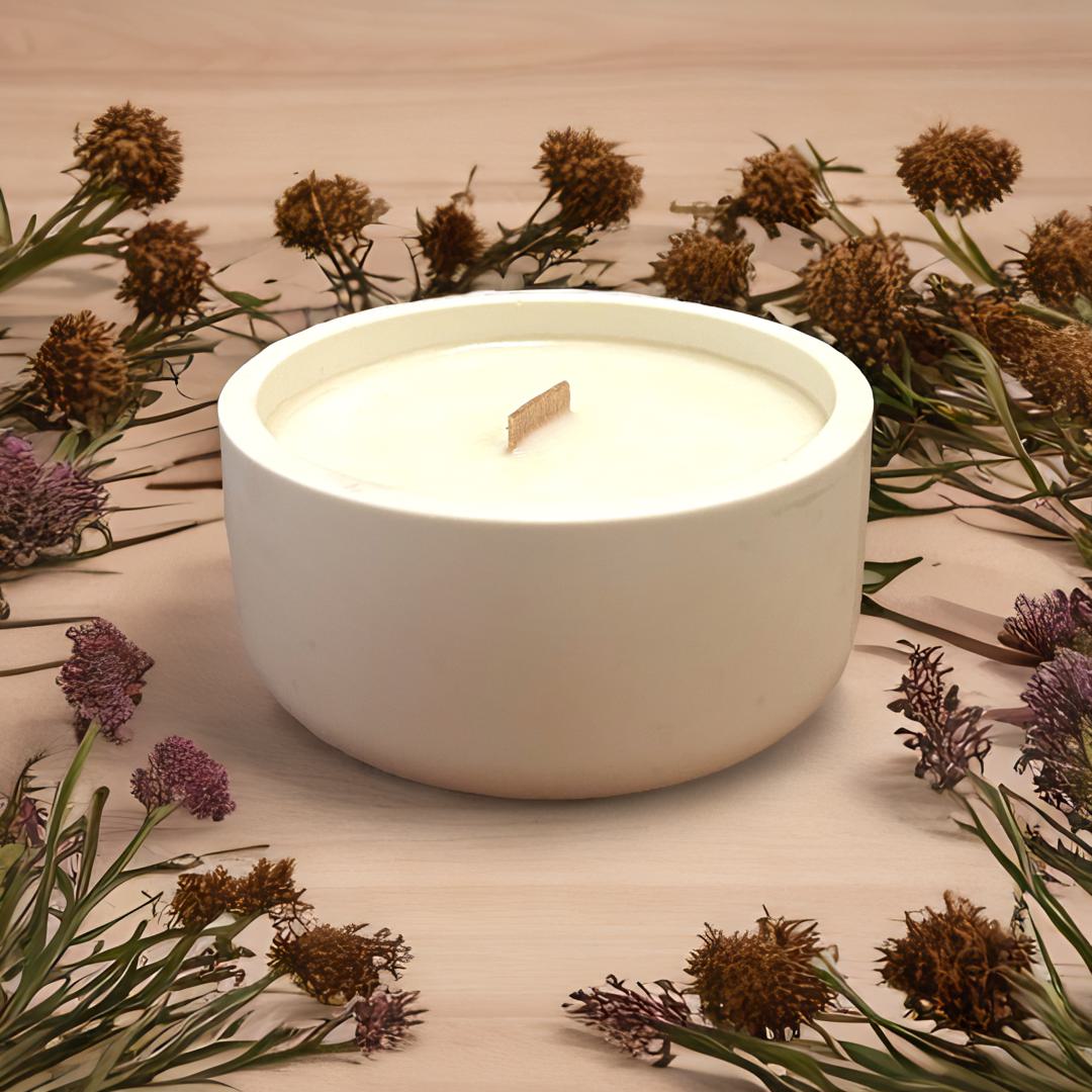 Bougie Horizon - Coton blanc