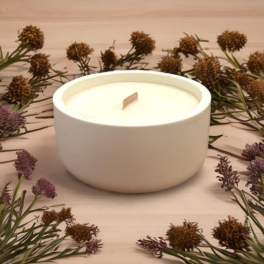 Bougie Horizon - Coton blanc